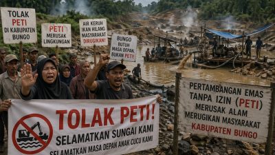 Aktivitas PETI Marak di Kabupaten Bungo, Ketua Gempur Bungo Ajak Masyarakat Bersatu Tolak Tambang Ilegal