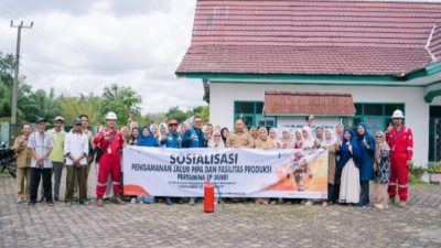Tingkatkan Kewaspadaan, PEP Jambi Bersama Damkar Kabupaten Batang Hari Bekali Warga Hadapi Risiko Kebakaran