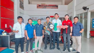 Pemenang Program Semarak Berkah BAF tahun 2026  Terima Hadiah Yamaha Mio M3 