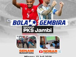 PKS Jambi Kembali Gelar Nobar Gratis Piala Dunia dan Senam Bersama untuk Masyarakat