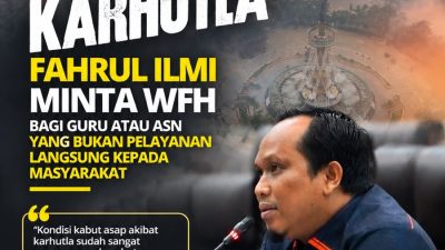 Fahrul Ilmi Minta Kebijakan WFH di Tengah Kabut Asap Semakin Pekat